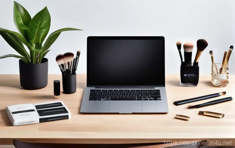 피부관리사의 인턴십 기회 찾는 방법 - **Prompt 2: Networking at a Beauty Industry Trade Show**
    "A bustling, vibrant beauty industry tr...