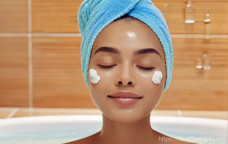 피부관리 고객별 맞춤 관리법 - **Prompt: The Skin Type Identifier**
    "A diverse group of individuals (male and female, varied et...