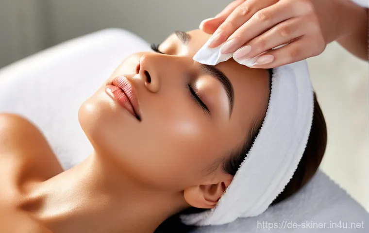 피부관리사 필수 소프트스킬 - **Empathetic Beautician-Client Interaction**
    A compassionate female beautician, appearing to be ...