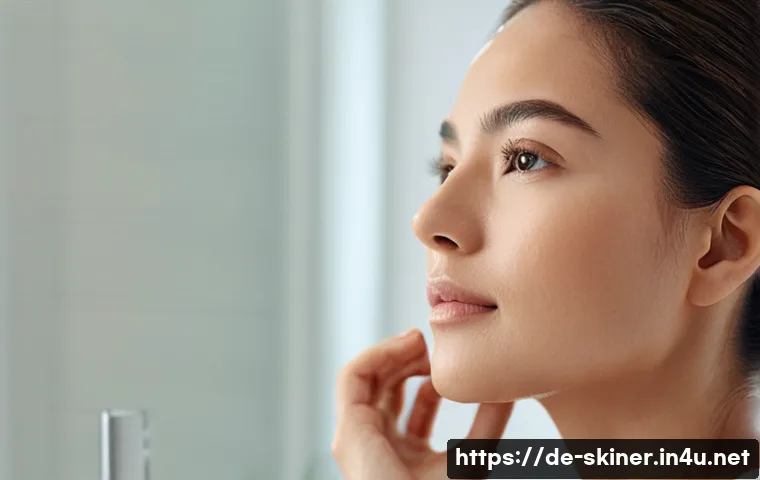 피부관리사의 현장 실무에서 배우는 팁 - **Prompt:** A close-up portrait of a woman (25-35 years old, serene expression) showcasing incredibl...